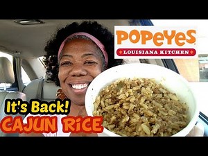 Popeyes Cajun Rice Review | Is it Spicy? Is that Meat? Let's see | Cooking Conversations