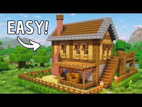 Minecraft | Starter Survival House | Tutorial 🏡