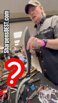 Sharpen a Huge Machete blade Kukri Sword type knife