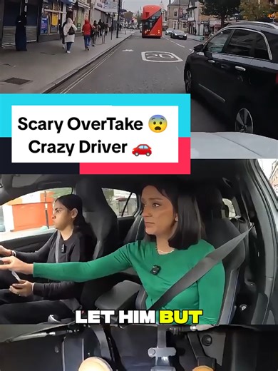Learner Driver Manages a Daring Overtake During UK Test