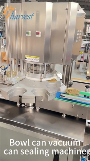 Bowl Can Vacuum Sealing Machine , AutoCan Closing Machine ,Negative pressure can sealing machine