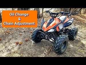 RPS 125 Oil Change & Chain Adjustment