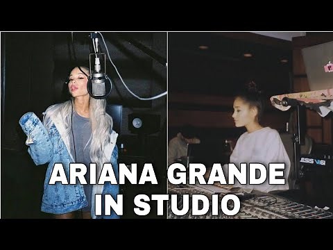 Ariana Grande In Studio