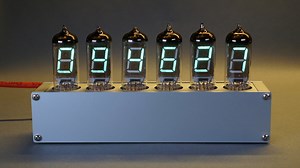 A Network Attached VFD Tube Clock