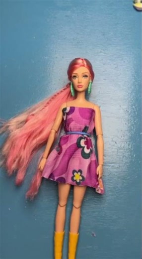 We Made a Doll Dress from Gloves… So Creative!