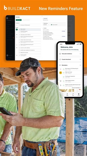 Managing projects just got easier with @buildxact + Onsite. The new “Reminders” feature replaces messy to-do tools with a single, intuitive dashboard. Now, your tasks stay clear, synced, and on track. Buildxact Reminders lets you: * Add tasks from desktop or mobile. * Assign to your team for accountability. * Stay synced across devices. Tap the link in our bio to get started with Buildxact Reminders today! | Carpentry Australia | Facebook