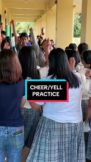 cheer/yell practice for the intramurals #students #grade9 #fyp #fypシ #fypシ゚viral #cheer #yell #intramurals #intrams #fyppppppppppppppppppppppp