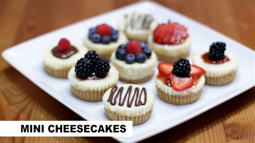 How to make mini cheesecakes | Easy cheesecake recipe