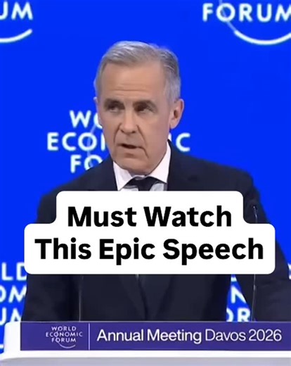 Prime Minister Mark Carney’s speech to world leaders expertly lays out the situation Trump’s chaos and corruption has put us in. | Cory Booker