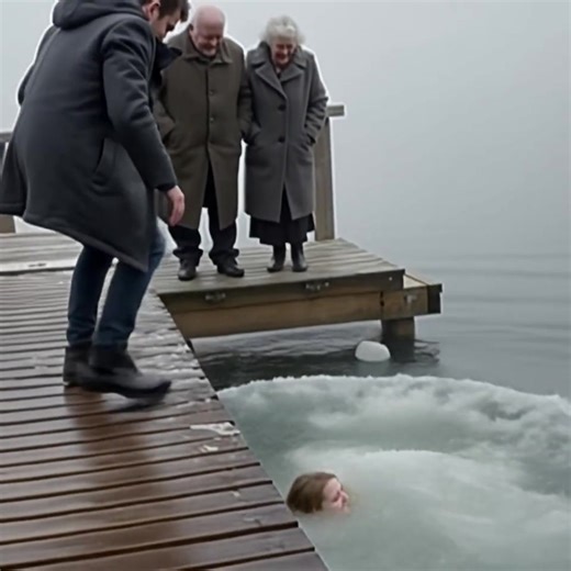 My son-in-law’s family thought it’d be funny to push my daughter into the icy lake. She hit her head and started sinking, gasping for breath while they stood there laughing. I screamed for help—no one moved. When the ambulance finally arrived, I called my brother and said: “Do what you have to do.” They were laughing when they shoved my daughter. “Go on, city girl—show us what you’ve got,” Preston slurred, and with one last, cruel wink he and his father tipped Milina off the end of the pier. The