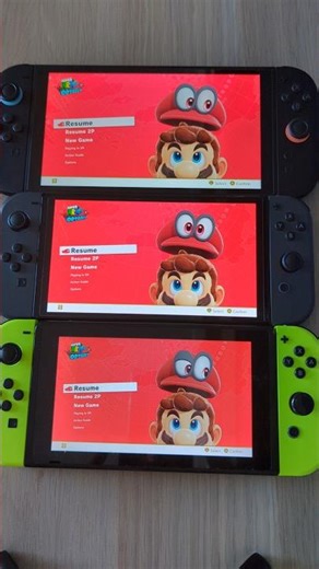 Super Mario Odyssey- Nintendo Switch 2 vs Switch OLED vs Switch Speed Comparison