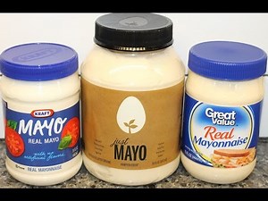 Mayonnaise Blind Taste Test: Kraft, Hampton Creek (Vegan) & Great Value