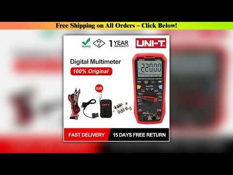 UNIT Professional Multimeter Digital UT61E UT61D UT61B DC AC 1000V 60mF220 mF Capacitance Test True