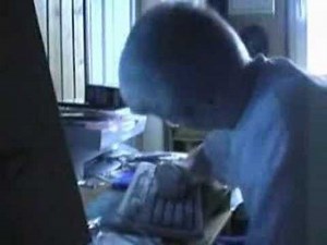 crazy, crazy kid plays computer!