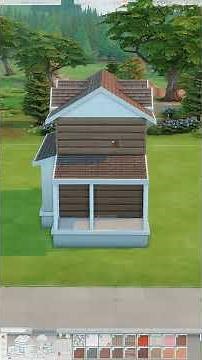 the sims 4 — starter house tutorial 💓 #thesims #speedbuild