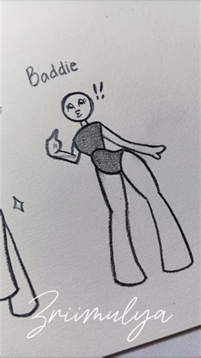 How to draw Stickman body tutorial #drawing #stickman #art #menggambar #tutorial #short