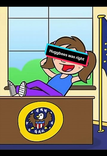 We would be so cooked if she ever becomes President #ohthingsarebadbadbad #gumball #huggbees #presidents #fyp