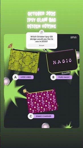 OCTOBER 2025 IPSY GLAM BAG DESIGN VOTING • Spoilers & Sneak Peeks | Viruzzzka