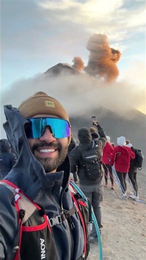 Volcan De Fuego Summit on a Clear Day || ViralHog