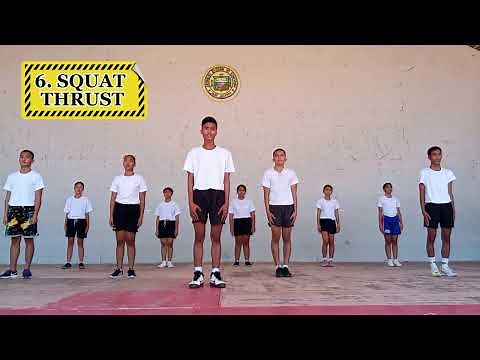 PNP DOZEN EXERCISES ( 4 counts with 10 good proper repetitions) first week