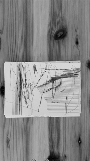 Sketchbook flip through #abstractart #abstractdrawing #drawingtechniques