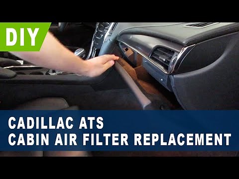 Cadillac ATS Cabin Air Filter Replacement ( 2013 2014 2015 2016 2017 2018 2019 )