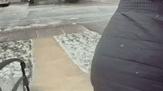 Wild winds send woman flying off porch during winter storm