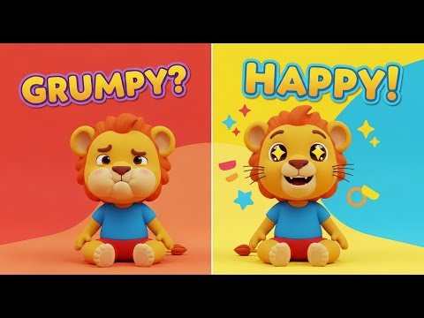 “What to Do When You Feel Grumpy 😡 Kids Learn Emotions with Leo the Lion”