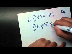Complex Analysis - Line Integrals