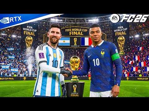 FC 26 - Argentina vs France | FIFA World Cup Final 2026 | PC Gameplay 4K 60FPS (Full Match)