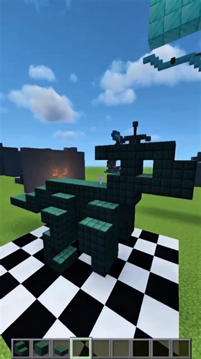 Minecraft Dino Statue 🦖