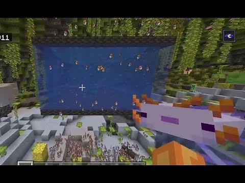 Bucket of tropical fish / Blue axolotl farm tutorial