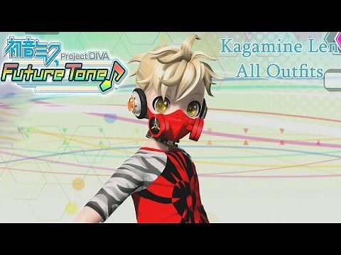 Hatsune Miku: Project Diva Future Tone - All "Kagamine Len" Outfit Modules [English, Full 1080p HD]