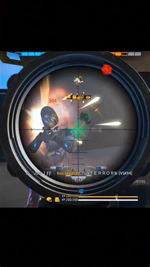 Sniper hacker 👾 - Jusi FF #sniperking #shorts