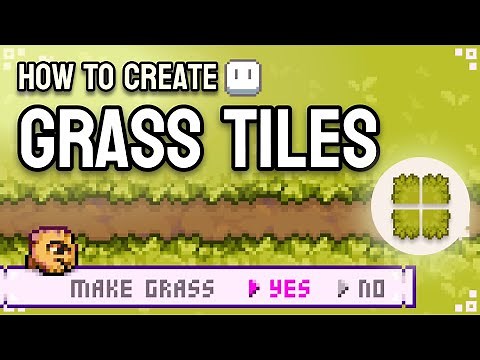 How to draw Pixel Art Grass Tiles (A Step-by-Step Tutorial)