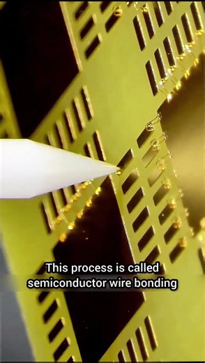 Gold Wires Power Every Microchip You Use ! #innovation