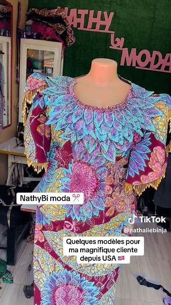 Modèles de couture pour ma cliente depuis les USA