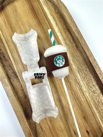 Coffee Cup 3D Cake Pop Mold Print Pops™ - Etsy