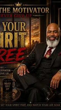 "SET YOUR SPIRIT FREE" by SAM THE MOTIVATOR — NEVER GIVE UP:#SamTheMotivator#NeverGiveUpMovement