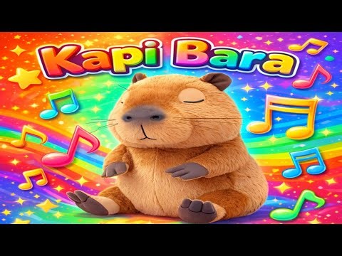 Cute Capybara Song for Kids | Fun Animal Dance & Learning Song