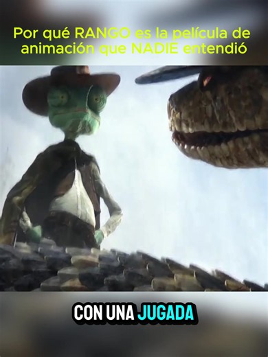 Por qué RANGO es la película de animación que NADIE entendió_05 #Rango #AnimationMovie #MovieAnalysis #CinemaTheory #WesternAnimation