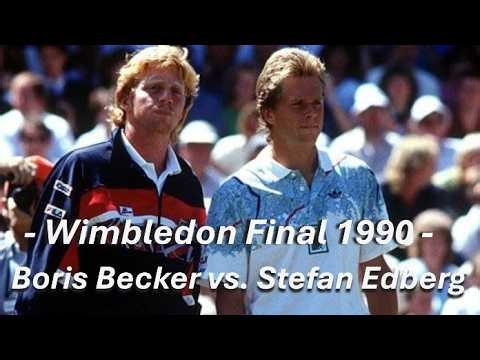 Boris Becker vs. Stefan Edberg – Wimbledon Final 1990 • Endgame of a Legendary Rivalry👍