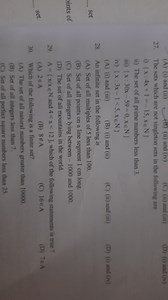 27. The sets which are not singleton sets in the following are... | Filo