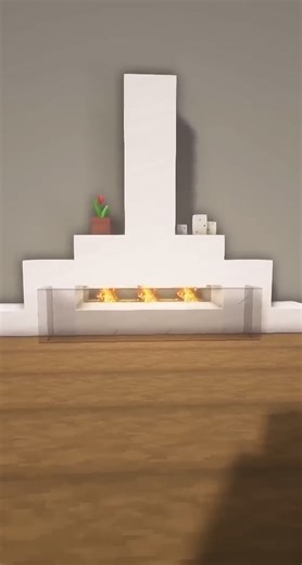 Modern Fireplace Design Minecraft