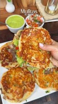 Mulitas de Asada 🤤 #MulitasDeAsada #RecetaMulitas #RecetasVirales #RecetasFaciles #Mulitas