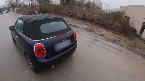2020 Mini Cooper Cabrio convertible 1.5L 136 PS top speed autobahn drive POV
