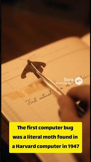 The First “Computer Bug” Was Actually a Real Insect 🐛💻 #didyouknow #historybyte