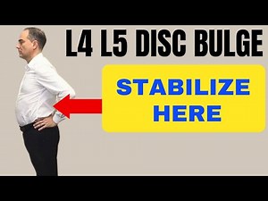 3 Great Exercises L4-L5 Disc Bulge (Lower Back RELIEF & STABILITY) | Dr. Walter Salubro