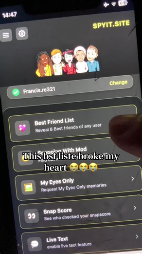 Finally I find the way how to use snaptroid and see anyone’s bsf liste snapchat #bestfriend #snaptroidtutorial #snaptroid #snapchat #bsf