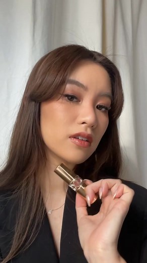 dropping my go-to date night look with @YSL Beauty 🖤 products used: - YSL Beauty All Hours Foundation (Shade LW9) - Touche Éclat Illuminating Pen (Shade 1.5) - Couture Clutch Eyeshadow Palette (Desert Nude) - Lash Clash Mascara (Brown) just on the lower lashes - Rouge Volupté Shine Lipstick (121 - Beige Satin) #yslbeauty #DropTheLook #partner